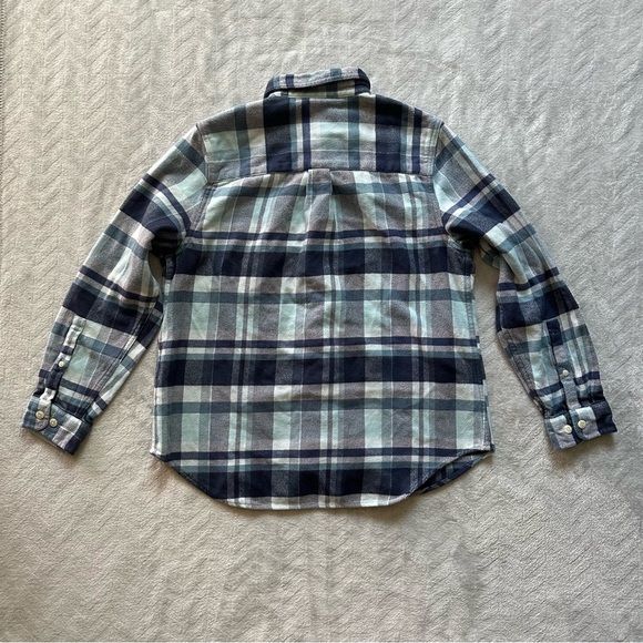 L.L. Bean Plaid Button Down Flannel Long Sleeve Shacket Size S Petite - Picture 3 of 6